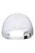 Atlantis Headwear FRASER Mens Sustainable Adjustable Dad Hat White Flat Back