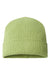 Atlantis Hats NELSON Unisex Sustainable Cuffed Beanie Leaf Green Flat Front