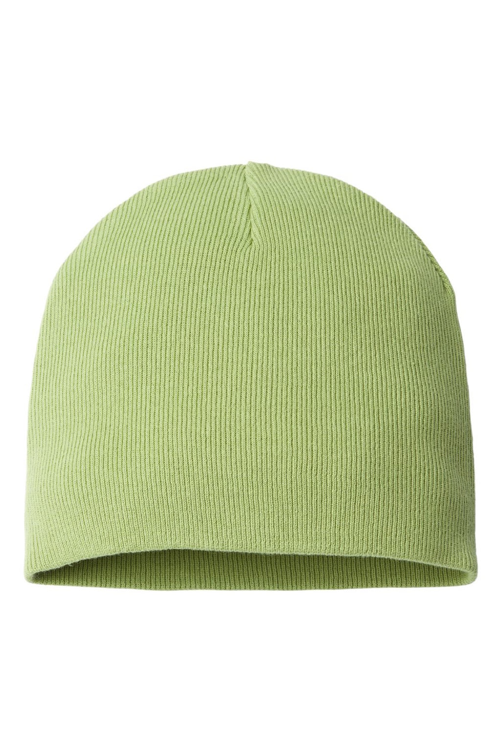 Atlantis Hats YALA Unisex Sustainable Beanie Leaf Green Flat Front