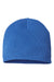 Atlantis Hats YALA Unisex Sustainable Beanie Royal Blue Flat Front