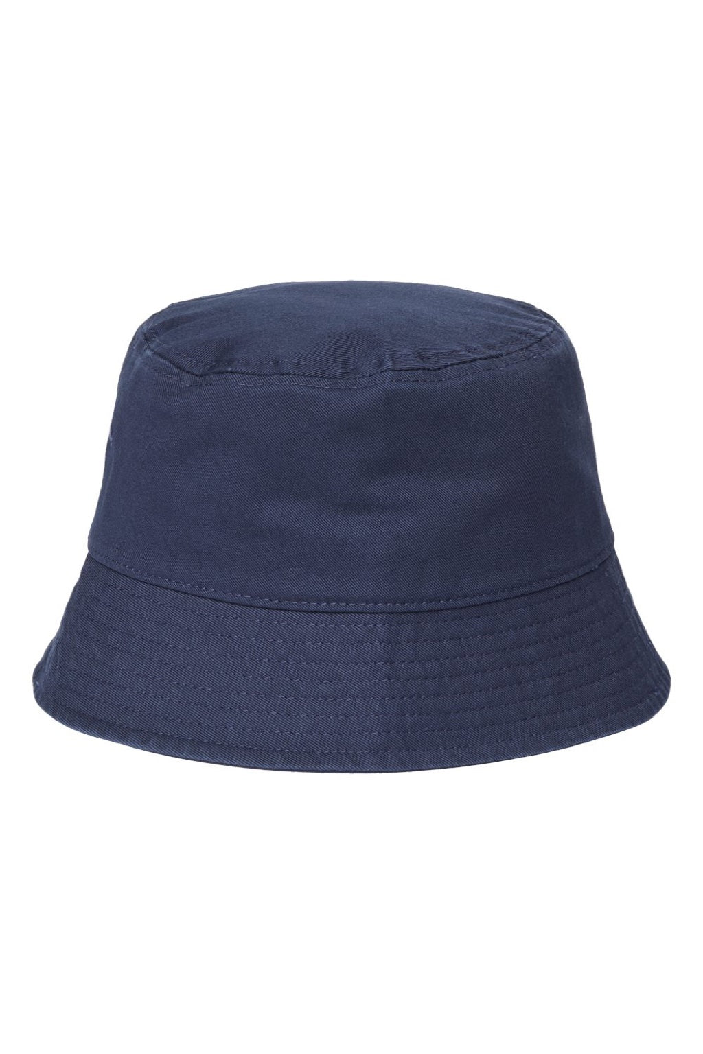 Atlantis Hats POWELL Mens Sustainable Bucket Hat Navy Blue Flat Front
