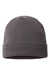 Cap America Hats TKN24 Unisex USA Made Cuffed Knit Beanie Iron Grey Flat Front