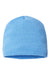 Cap America Hats TKN28 Unisex USA Made Cuffed Knit Beanie Carolina Blue Flat Front