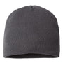 Cap America Hats Unisex USA Made Cuffed Knit Beanie - Iron Grey