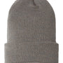 Cap America Hats Unisex USA Made Sustainable Cuffed Beanie - Grey - Closeout