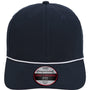 Imperial Hats Mens The Wingman Moisture Wicking Snapback Hat - Navy Blue