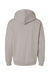 Independent Trading Company IND4000 Mens Hooded Sweatshirt Hoodie w/ Pouch Pocket Cement Grey Flat Back