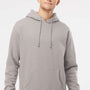 Independent Trading Company Mens Hooded Sweatshirt Hoodie w/ Pouch Pocket - Cement Grey
