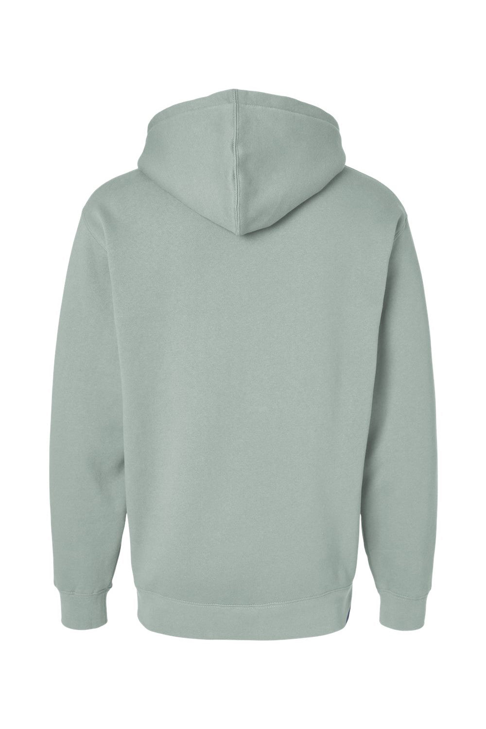 Independent Trading Co. IND4000 Mens Hooded Sweatshirt Hoodie Dusty Sage Green Flat Back