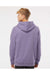 Independent Trading Co. IND4000 Mens Hooded Sweatshirt Hoodie Plum Purple Model Back