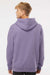 Independent Trading Company IND4000 Mens Hooded Sweatshirt Hoodie w/ Pouch Pocket Plum Purple Model Back