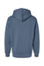 Independent Trading Co. IND4000 Mens Hooded Sweatshirt Hoodie Storm Blue Flat Back