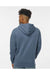 Independent Trading Co. IND4000 Mens Hooded Sweatshirt Hoodie Storm Blue Model Back