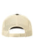 Richardson Hats 112FP Mens 5 Panel Snapback Trucker Hat Chocolate Chip Brown/Birch Flat Back