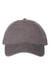 Cap America Hats i1002 Mens Relaxed Adjustable Dad Hat Charcoal Grey Flat Front
