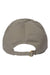 Cap America i1002 Mens Relaxed Adjustable Dad Hat Grey Flat Back