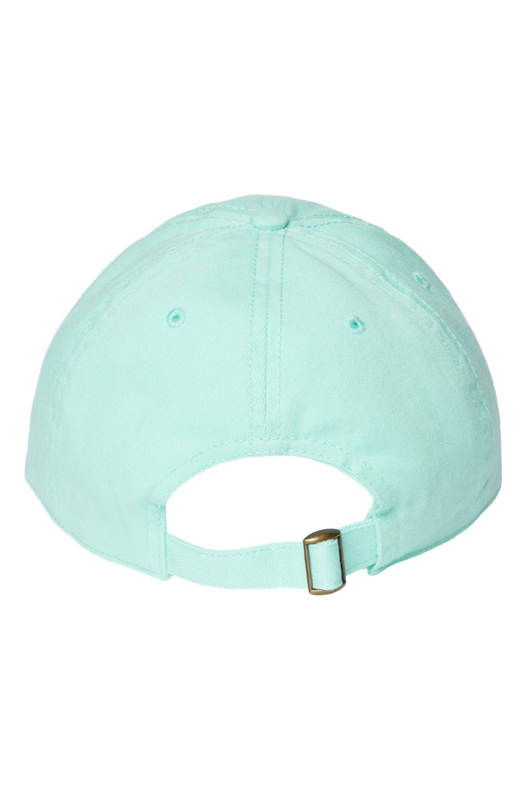 Cap America Hats i1002 Mens Relaxed Adjustable Dad Hat Mint Green Flat Back