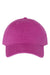 Cap America Hats i1002 Mens Relaxed Adjustable Dad Hat Plum Flat Front