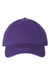 Cap America Hats i1002 Mens Relaxed Adjustable Dad Hat Purple Flat Front
