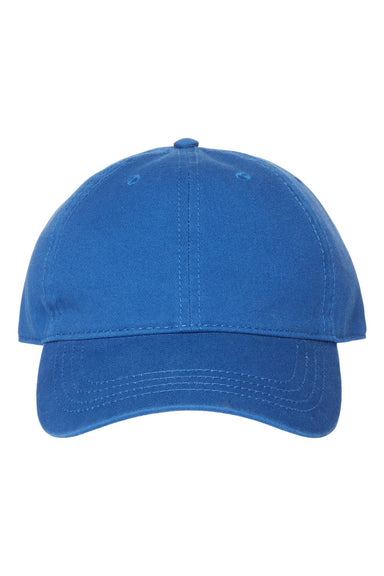 Cap America i1002 Mens Relaxed Adjustable Dad Hat Royal Blue Flat Front
