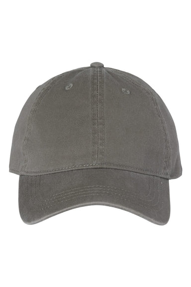 Cap America i1002 Mens Relaxed Adjustable Dad Hat Sage Green Flat Front