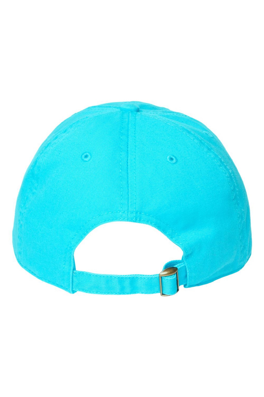 Cap America Hats i1002 Mens Relaxed Adjustable Dad Hat Scuba Blue Flat Back