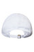 Cap America Hats i1002 Mens Relaxed Adjustable Dad Hat White Flat Back