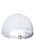 Cap America i1002 Mens Relaxed Adjustable Dad Hat White Flat Back