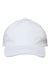 Cap America i1002 Mens Relaxed Adjustable Dad Hat White Flat Front