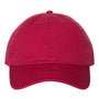 Cap America Mens Relaxed Adjustable Dad Hat - Wine Red - NEW