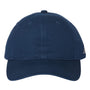 Adidas Mens Sustainable Organic Relaxed Snapback Hat - Collegiate Navy Blue - NEW