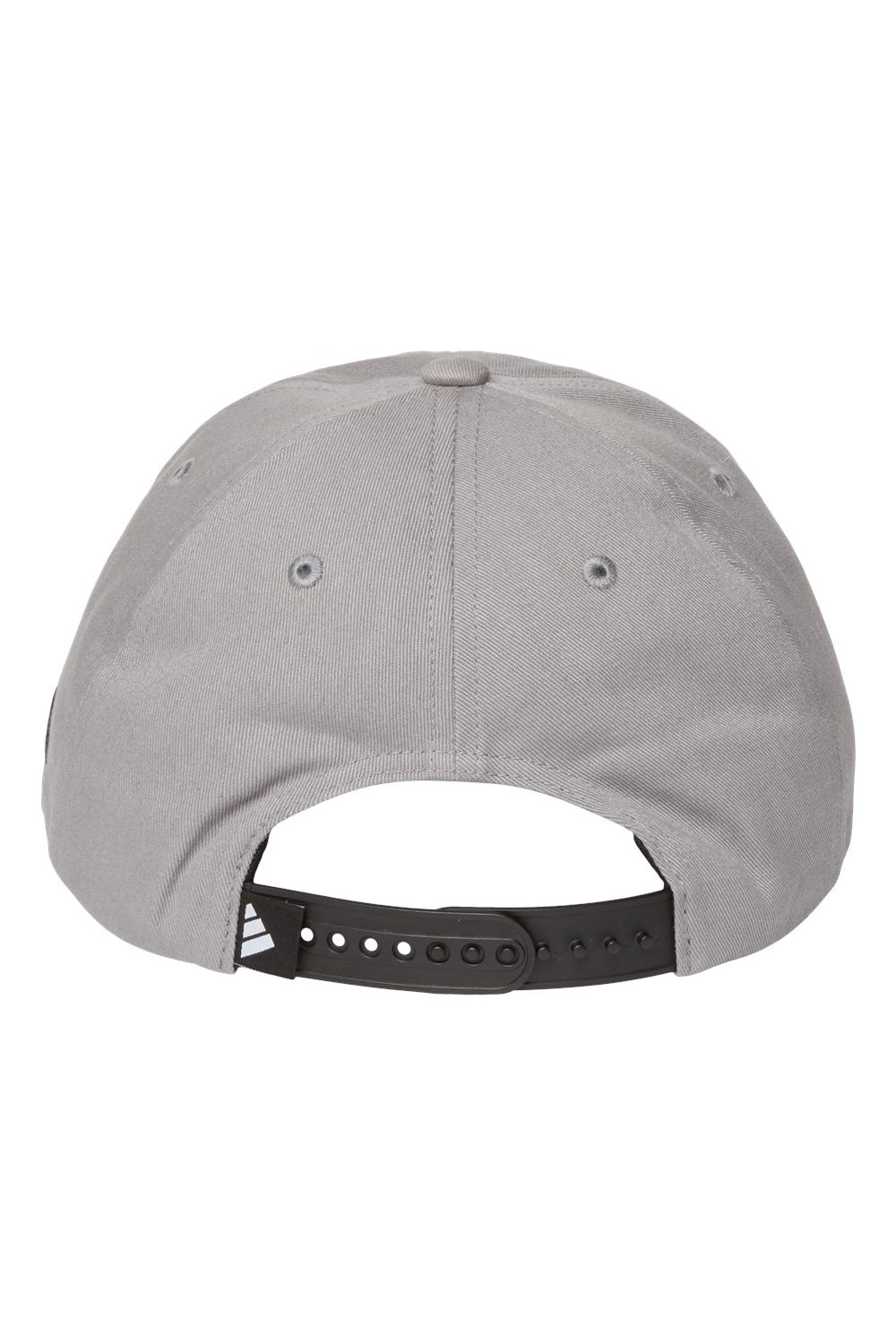 Adidas A12S Mens Sustainable Organic Relaxed Snapback Hat Grey Flat Back