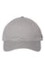 Adidas Hats A12S Mens Sustainable Organic Relaxed Snapback Hat Grey Flat Front