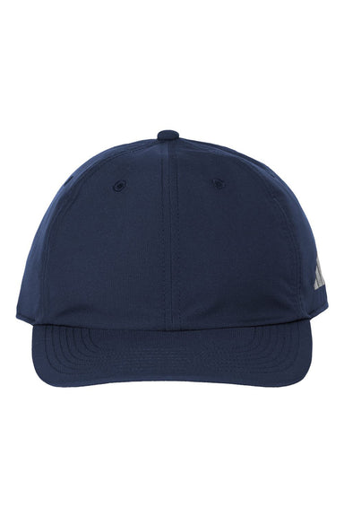 Adidas A600S Mens Sustainable Performance Max Hat Collegiate Navy Blue Flat Front