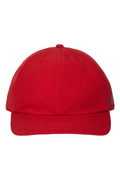 Adidas A600S Mens Sustainable Performance Max Hat Power Red Flat Front