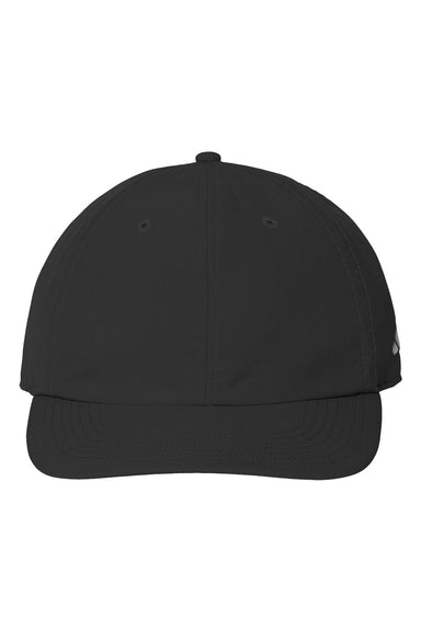 Adidas A605S Mens Sustainable Performance Hat Black Flat Front