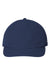 Adidas A605S Mens Sustainable Performance Moisture Wicking Snapback Hat Collegiate Navy Blue Flat Front
