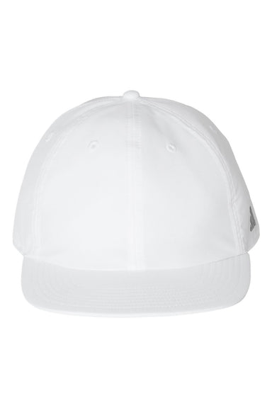 Adidas A605S Mens Sustainable Performance Hat White Flat Front