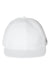 Adidas A605S Mens Sustainable Performance Moisture Wicking Snapback Hat White Flat Front