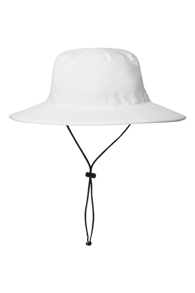 Adidas A672S Mens Sustainable Moisture Wicking Sun Hat White Flat Front