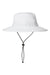 Adidas A672S Mens Sustainable Moisture Wicking Sun Hat White Flat Front