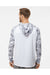 Paragon 240 Mens Tortuga Extreme Performance Long Sleeve Hooded T-Shirt Hoodie White/Aluminum Grey Camo Model Back