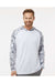 Paragon 240 Mens Tortuga Extreme Performance Long Sleeve Hooded T-Shirt Hoodie White/Aluminum Grey Camo Model Front