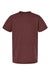 Tultex 235 Youth Fine Jersey Short Sleeve Crewneck T-Shirt Heather Burgundy Flat Front