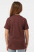 Tultex 235 Youth Fine Jersey Short Sleeve Crewneck T-Shirt Heather Burgundy Model Back