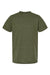 Tultex 235 Youth Fine Jersey Short Sleeve Crewneck T-Shirt Heather Military Green Flat Front