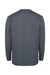 Dickies WL50 Mens Long Sleeve Crewneck T-Shirt w/ Pocket Charcoal Grey Flat Back