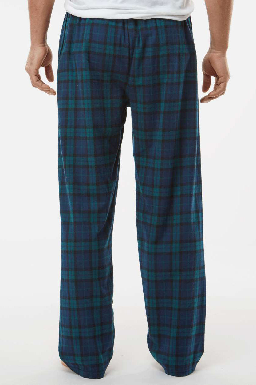 Boxercraft BM6624 Mens Harley Flannel Pants w/ Pockets Scottish Tartan Model Back