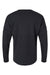 Boxercraft BW3514 Womens Pom Pom Long Sleeve Crewneck T-Shirt Black Flat Back