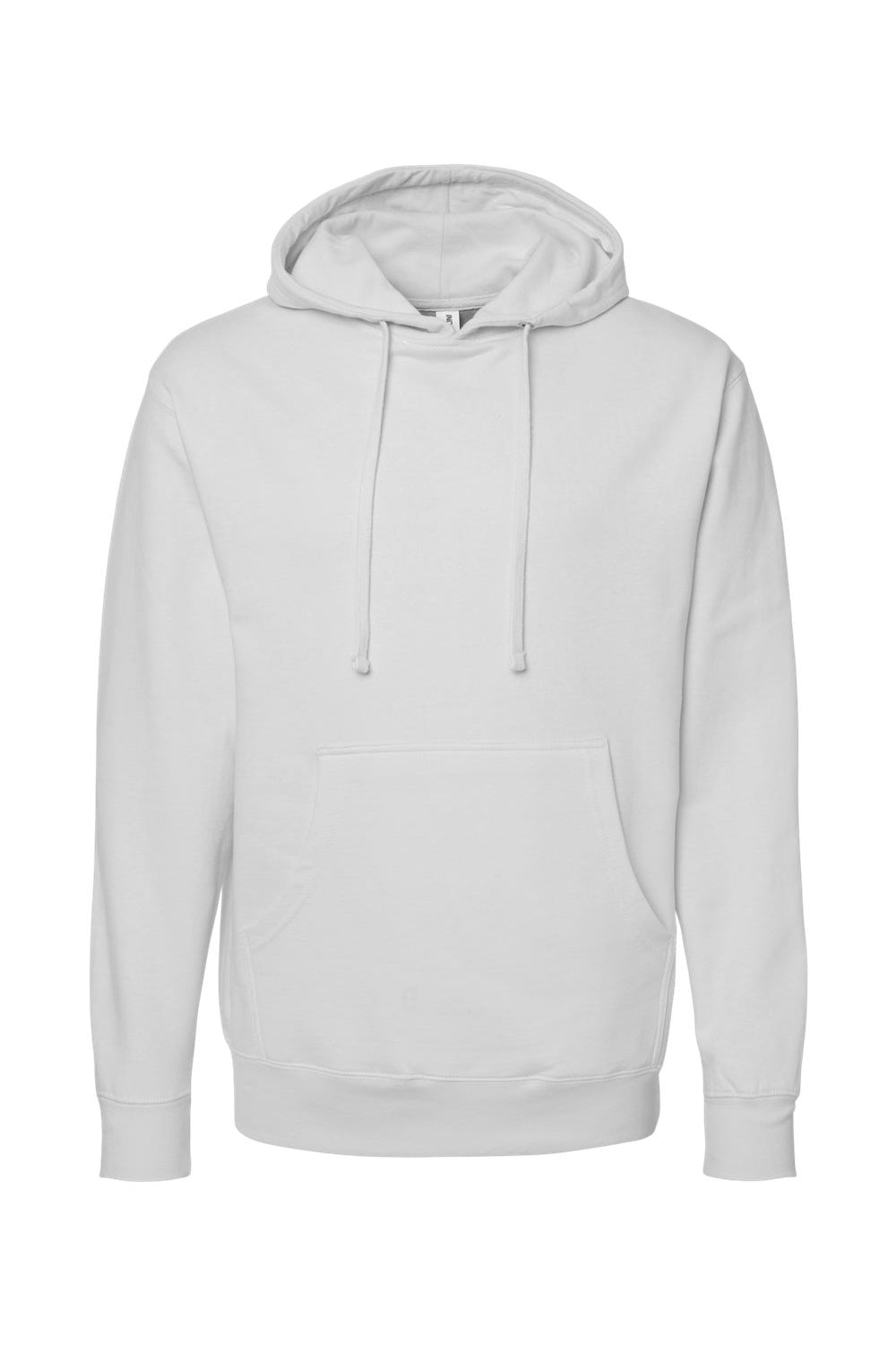 Independent Trading Company SS4500 Mens Hooded Sweatshirt Hoodie w/ Pouch Pocket Smoke Grey Flat Front